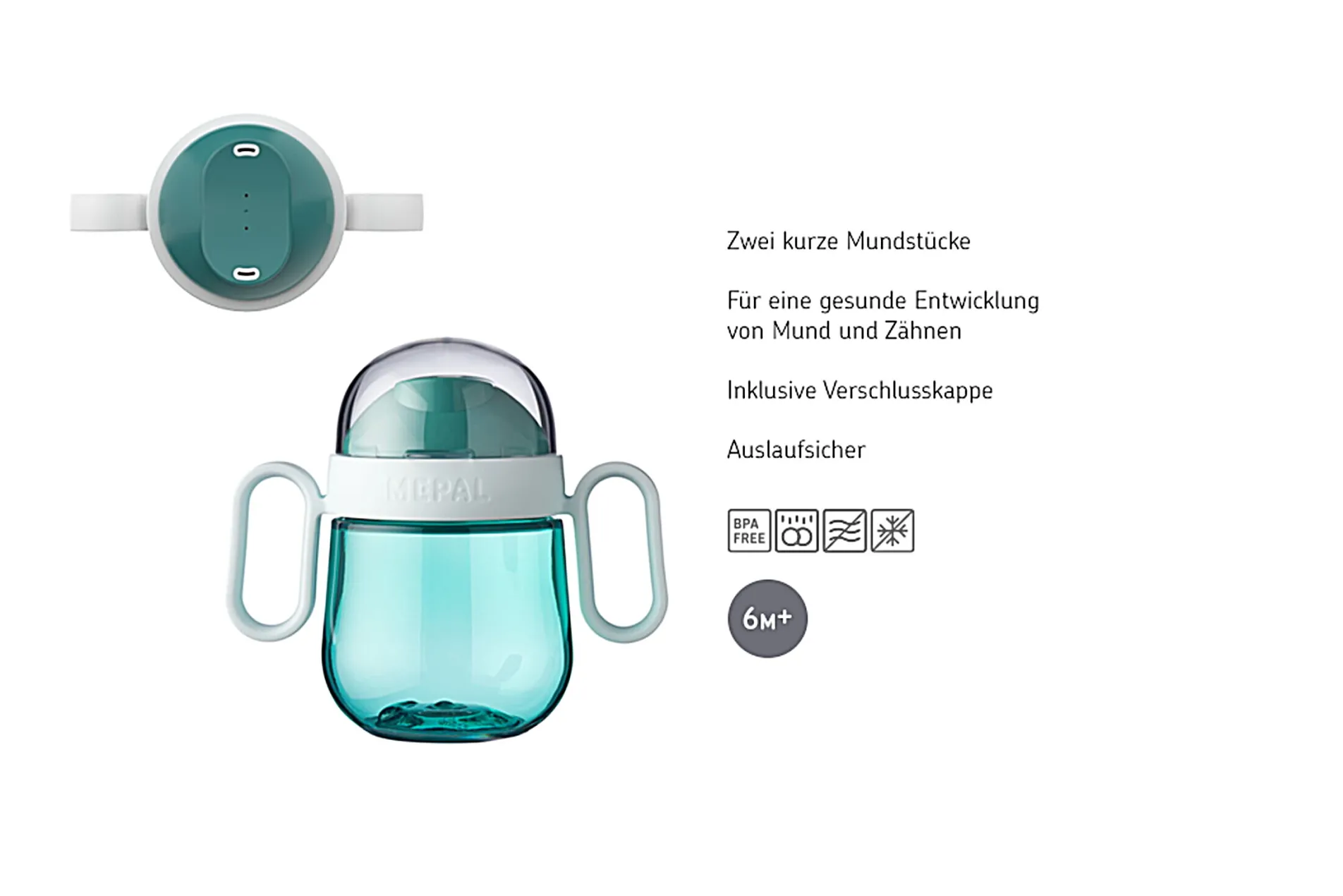 Mepal Antitropf-Trinklernbecher Mio 2.0 - Little Dutch - Flowers & Butterflies Flowers & Butterflies New