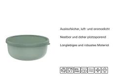 Mepal Aufbewahrungsdose Lumina 3000 ml - Weiß Wit Discount