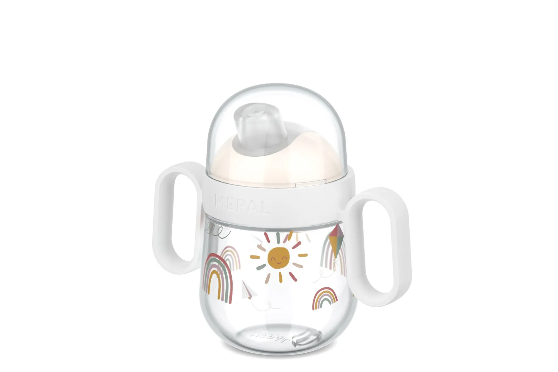 Mepal Auslaufsicherer Trinklernbecher Mio 200 ml - Sunshine & Rainbow Sunshine & Rainbow Hot