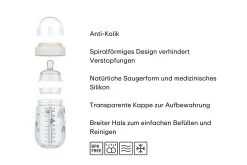Mepal Babyflasche Mio 165 ml - Little Goose Hot