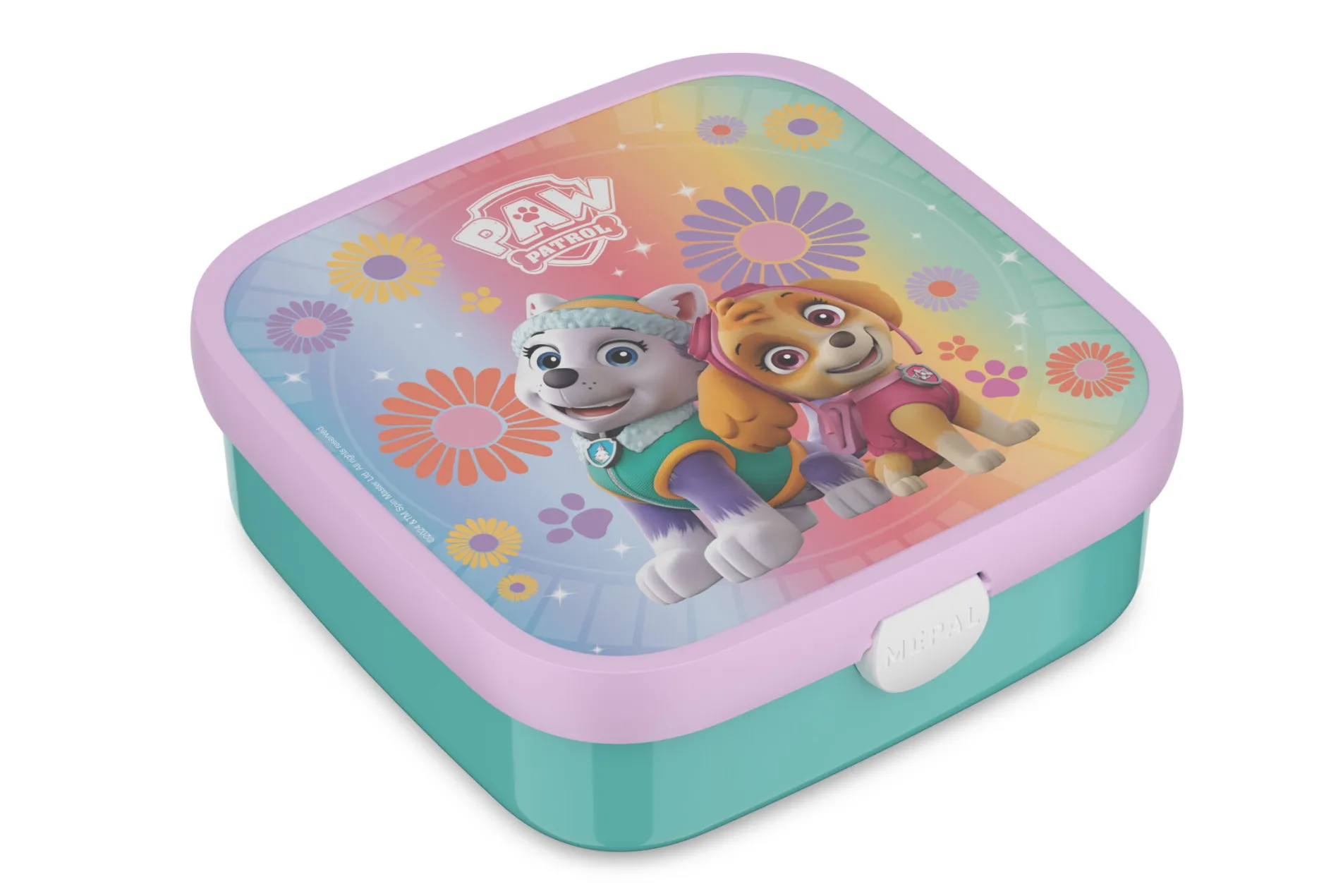 Mepal Brotdose groß mit Bento-Einsatz und Gabel Campus - Paw Patrol Girls Best