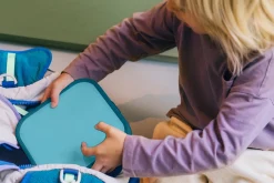 Mepal Brotdose groß mit Bento-Einsatz und Gabel Campus - Cool blue Best