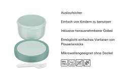 Mepal Campus Fruchtbox 300 ml mit Gabel - Food fest Discount