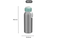 Mepal Campus Thermoflasche Flip-Up 350 ml - Türkis