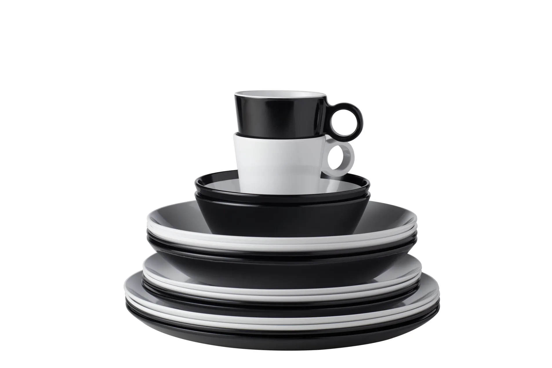 Mepal Frühstücksteller Flow 230 mm - weiß Wit Hot