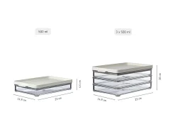 Mepal Kühlschrankdose Omnia Aufschnitt 3-lagig - Nordic sage Outlet