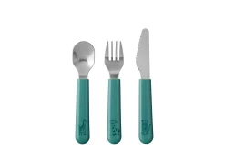 Mepal Kinderbesteck-Set Mio 3-teilig - Deep turquoise Discount