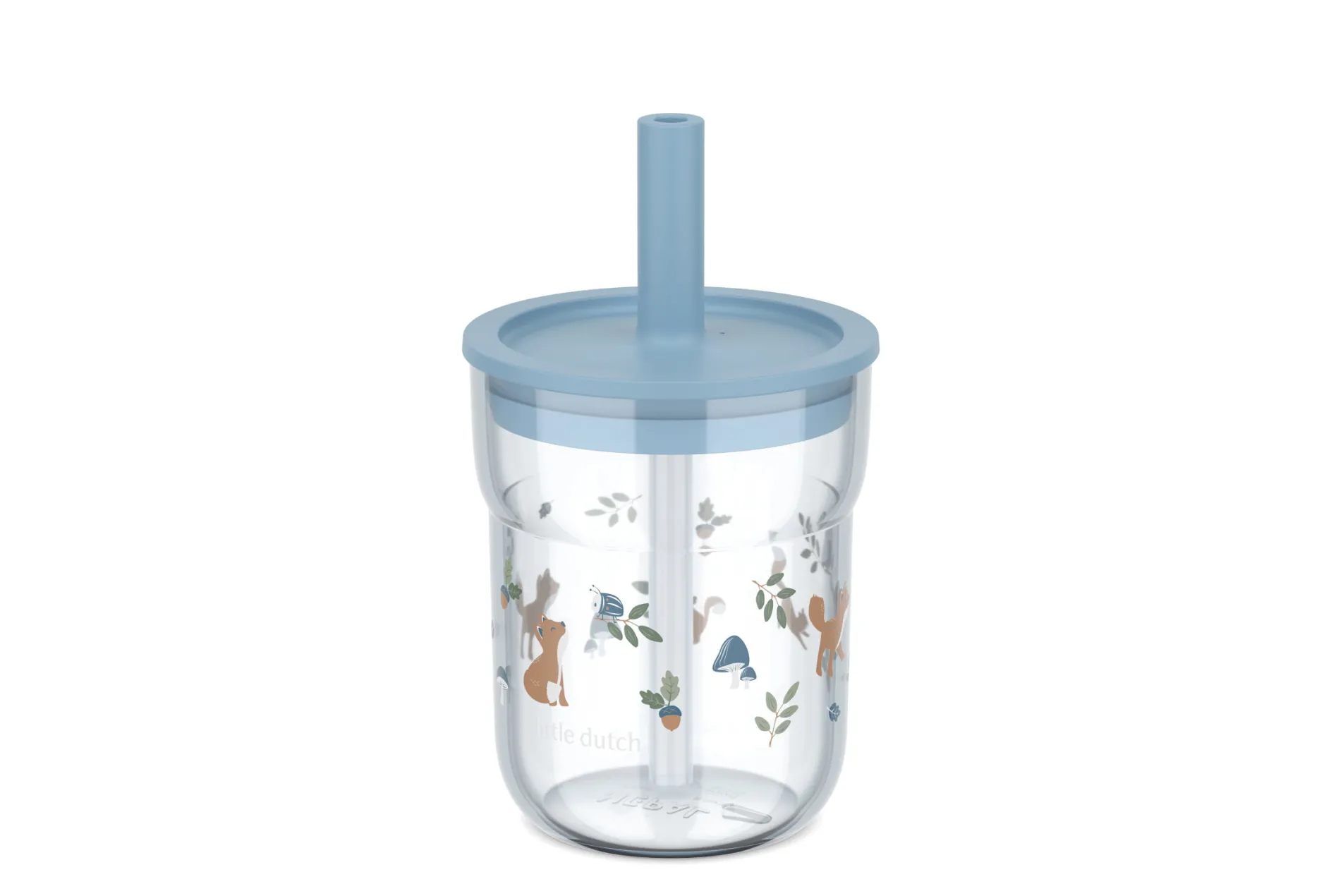 Mepal Kinder-Trinkglas Mio 250 ml mit Strohhalm - Forest friends Online
