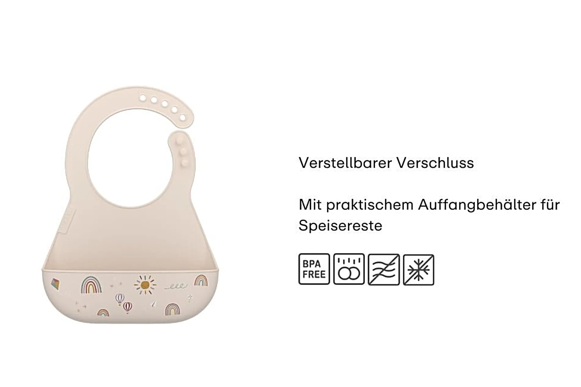 Mepal Lätzchen Mio - Sunshine & Rainbow Sunshine & Rainbow New