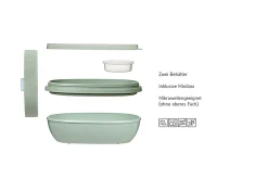 Mepal Lunchbox Ellipse duo - Vivid blue Outlet