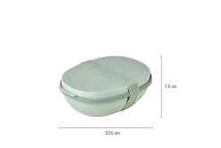 Mepal Lunchbox Ellipse duo - Vivid blue Outlet