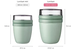 Mepal Lunchpot Ellipse mini - Nordic black