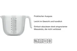 Mepal Messbecher Chef It 1000 ml - Transparent Hot