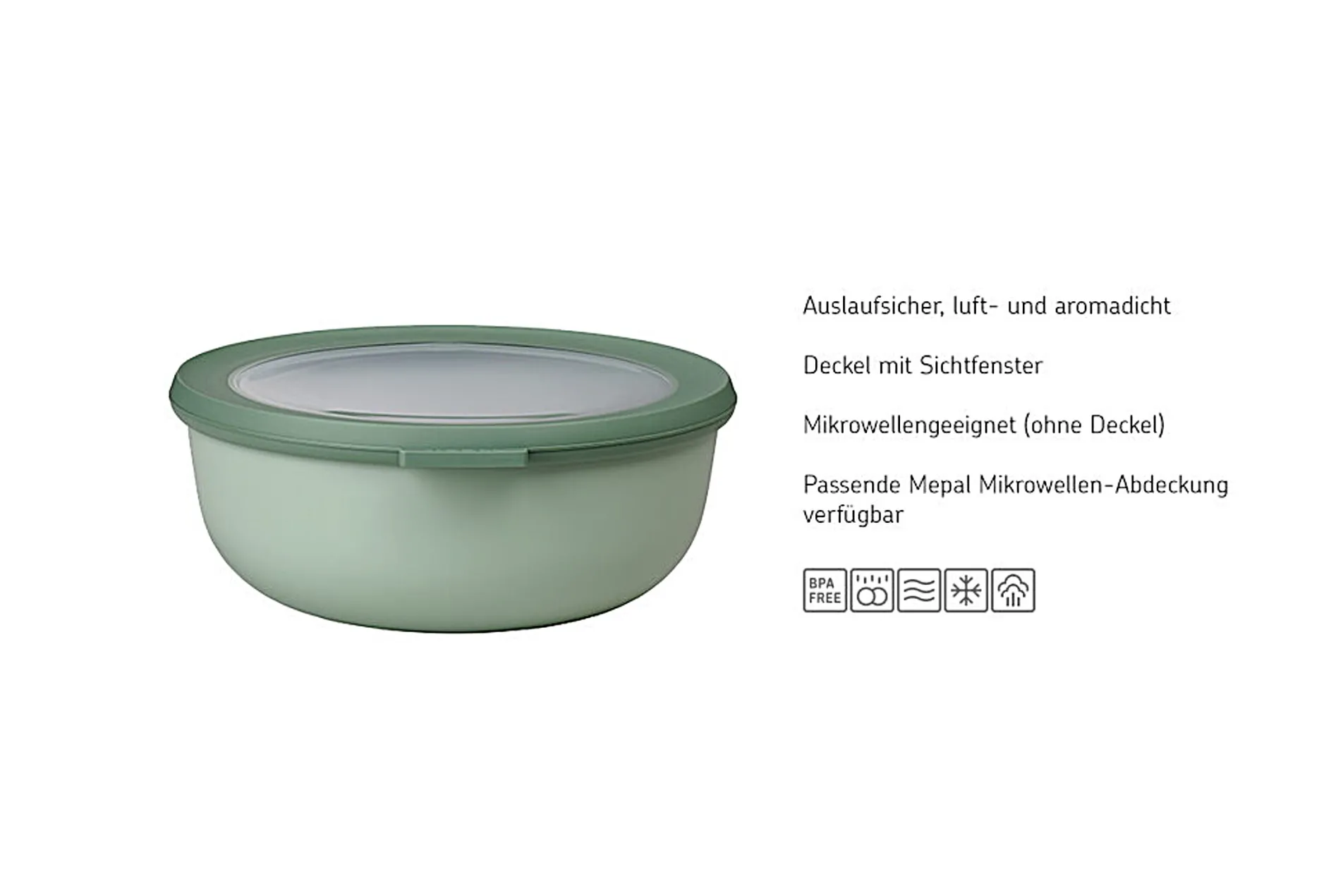 Mepal Multischüssel Cirqula 2000 ml - Vivid blue Discount