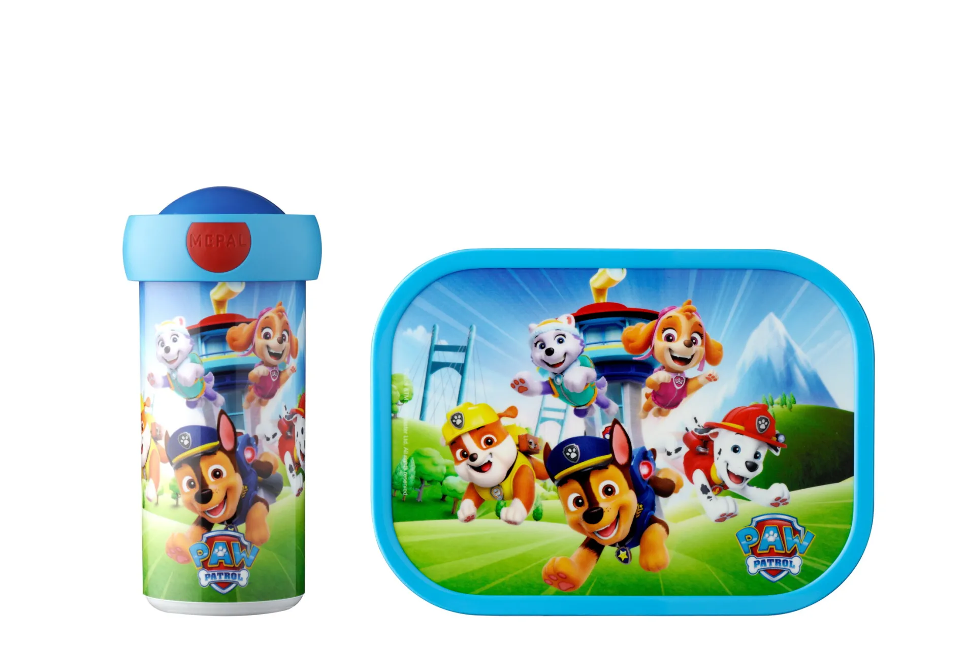 Mepal Pausenset Campus (Verschlussbecher + Brotdose) - Paw Patrol Pups Clearance