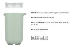 Mepal Rührbecher Chef It 1000 ml mit Deckel - Navy Sale