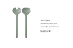 Mepal Salatbesteck Silueta 2-teilig - Nordic white