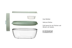 Mepal Salatbox Ellipse - Nordic black Online