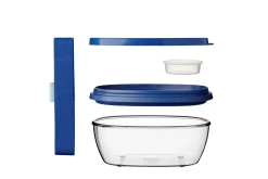 Mepal Salatbox Ellipse - Vivid blue Clearance