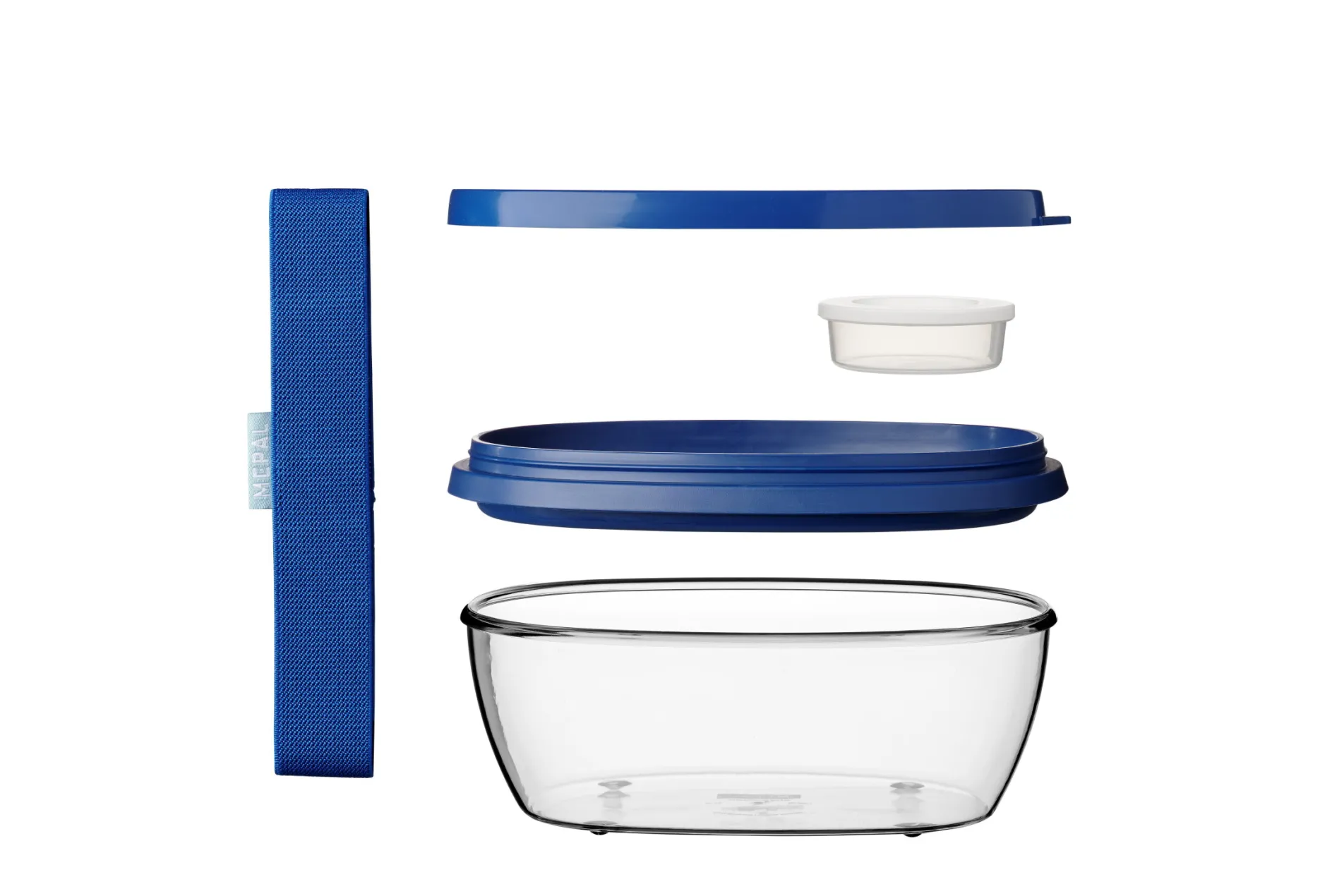 Mepal Salatbox Ellipse - Vivid blue Clearance
