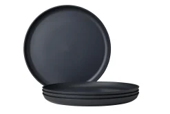 Mepal Set Essteller Silueta 260 mm 4 Stück - Nordic black