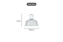 Mepal Set Flaschensauger Mio 2-teilig Slow Flow - transparent Outlet