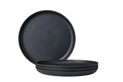 Mepal Set Frühstücksteller Silueta 230 mm 4 Stück - Nordic black