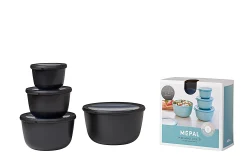 Mepal Set Multischüssel Cirqula hoch, 4-teilig (500+1000+2000+3000 ml) - Nordic black Discount