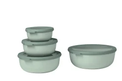 Mepal Set Multischüssel Cirqula flach, 4-teilig (350+750+1250+2250 ml) - Nordic sage Clearance