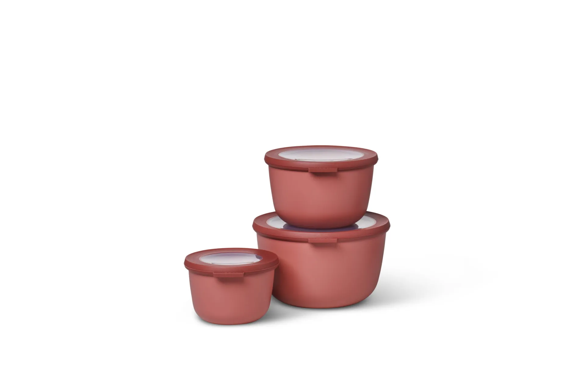 Mepal Set Multischüssel Cirqula hoch, 3-teilig (500+1000+2000 ml) - Vivid mauve New