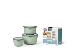 Mepal Set Multischüssel Cirqula hoch, 3-teilig (500+1000+2000 ml) - Nordic sage Hot