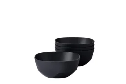 Mepal Set Schale Silueta 750 ml 4 Stück- Nordic black