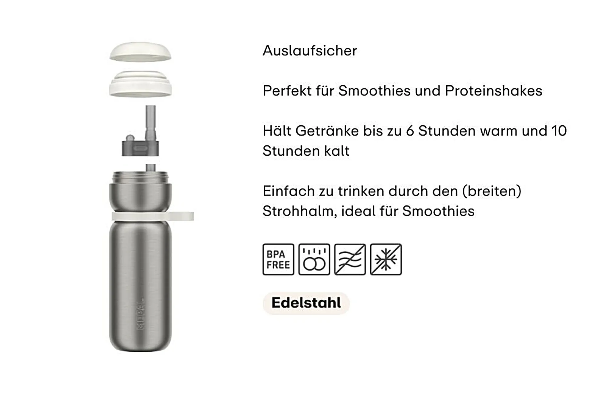 Mepal Sportflasche Twist 600 ml - Moss green Best