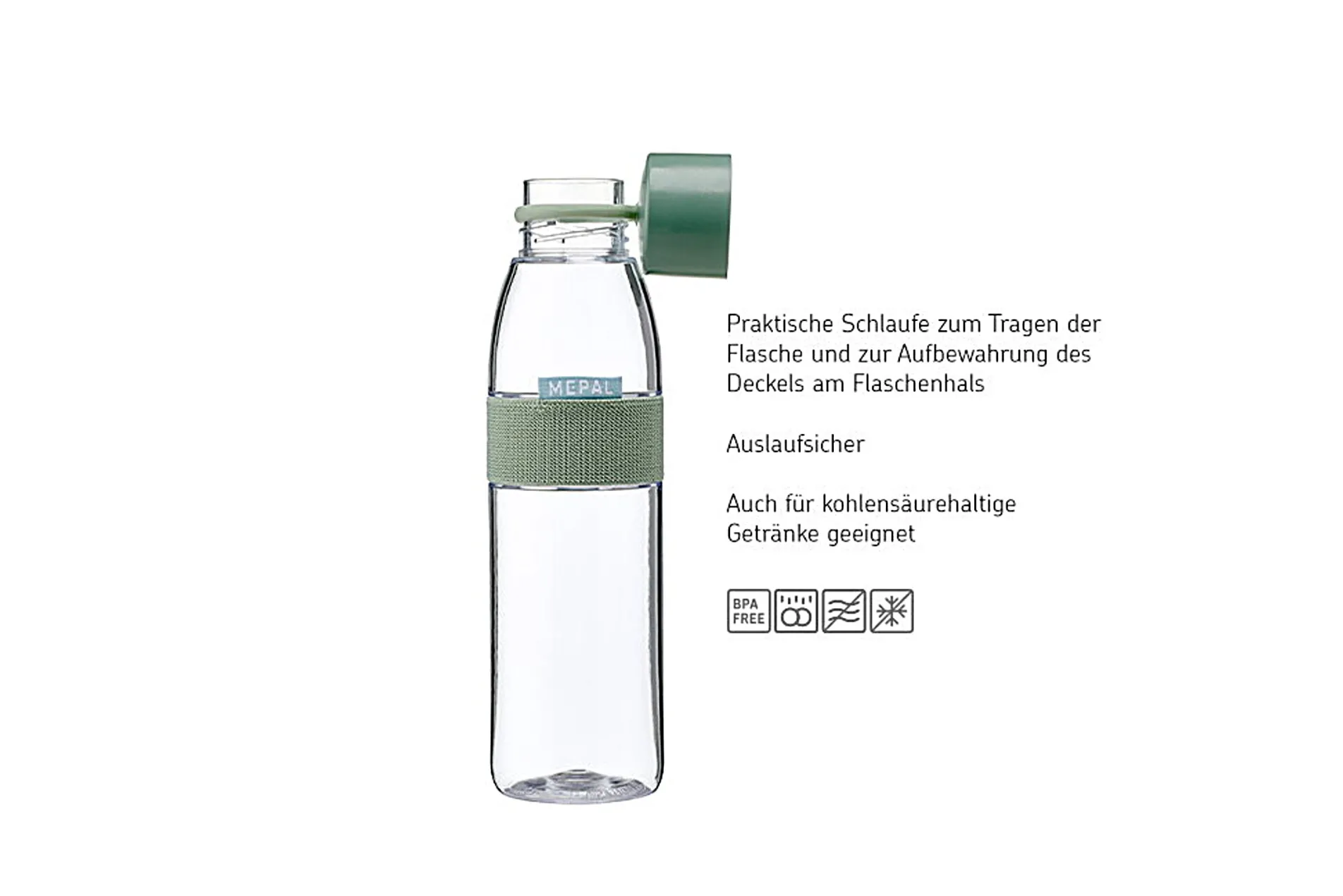 Mepal Trinkflasche Ellipse 700 ml - Vivid blue Best