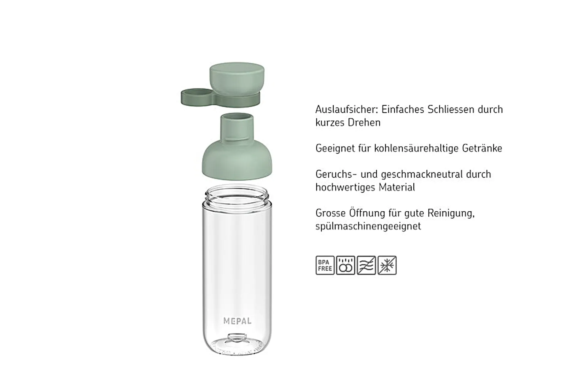 Mepal Trinkflasche Vita 500 ml - Nordic sage Sale