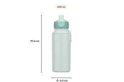 Mepal Trinkflasche Pop-Up Campus 400 ml Little Dutch - Flowers & Butterflies Flowers & Butterflies New