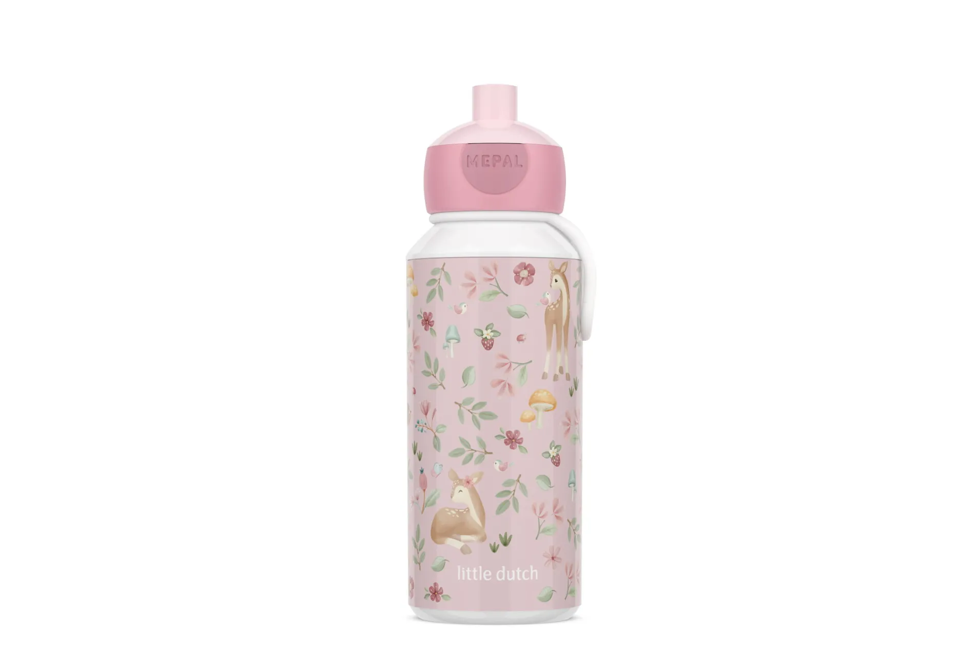 Mepal Trinkflasche Pop-Up Campus 400 ml - Little Dutch - Fairy garden Best