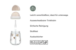 Mepal Trinkhalmbecher Mio 300 ml - Sunshine & Rainbow Sunshine & Rainbow Discount