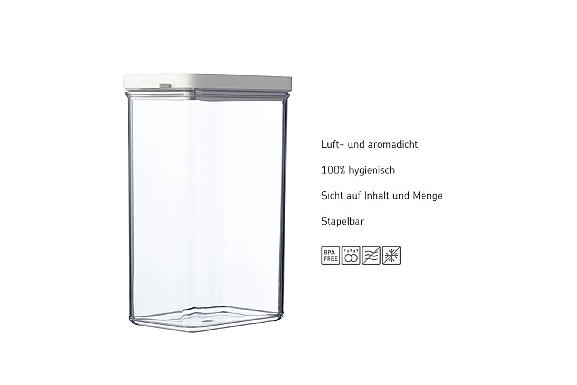 Mepal Vorratsdose Omnia rechteckig 700 ml - Nordic sage Outlet
