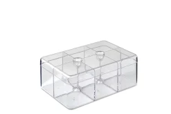 Mepal Vorratsdose Teedose rechteckig, für Teebeutel Transparent Outlet