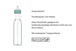 Mepal Wasserflasche Flip-up Campus 500 ml - Blau Discount